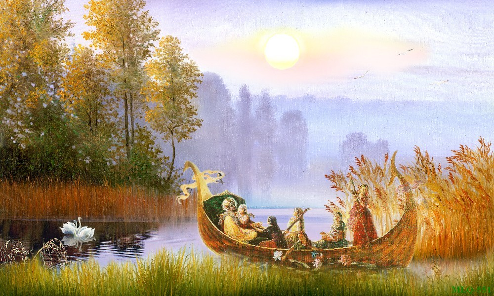 Tranh sơn dầu làng quê MLQ-551